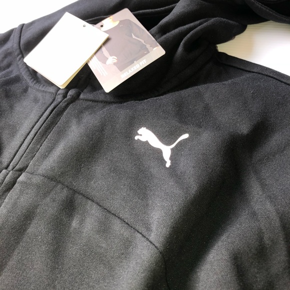 Puma Relaxed Fit Zip Up Hoodie - Picture 5 of 8
